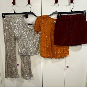 Target girls holiday outfits all size 8
